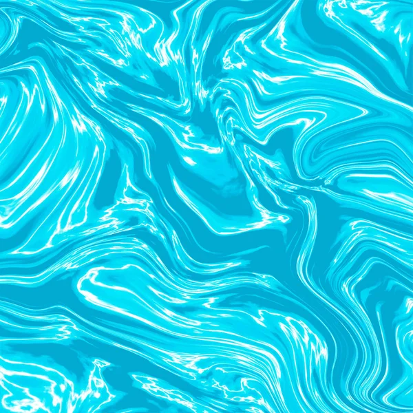 Blauer Wasservektor Hintergrund Abstrakte Handbemalung Quadratischer Fleckenhintergrund — Stockvektor