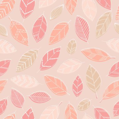 Kaliteli yaprak eskiziyle kusursuz karalama deseni. Tasarım arımlı tebrik kartları ve düğün davetiyeleri, doğum günü, anneler günü ve diğer mevsimsel sonbahar, bahar, yaz tatilleri.