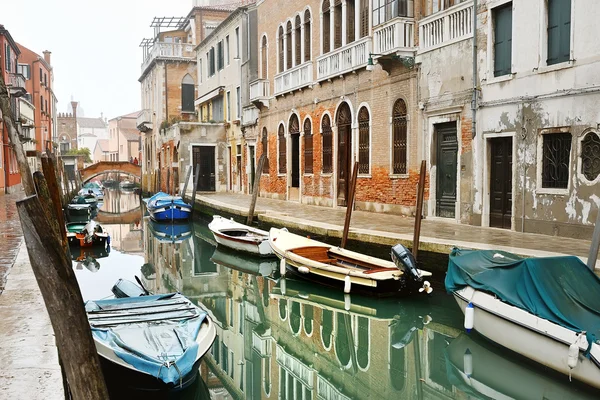 Venetië, prachtig uitzicht op een kanaal, Venezia, Italië — Stockfoto
