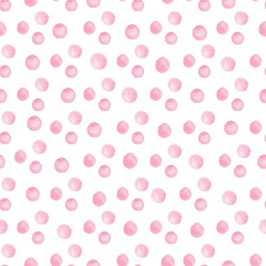 Suluboya pembe şekerler dijitalli kağıtlar düşürür. El çizimi illüstrasyon.