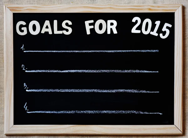 Hedefleri 2015 - yeni yıl kavramı planlıyor.