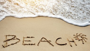 plaj deniz güneş - tatil kavramı