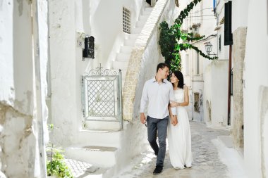 güzel çift balayı Sperlonga, İtalya