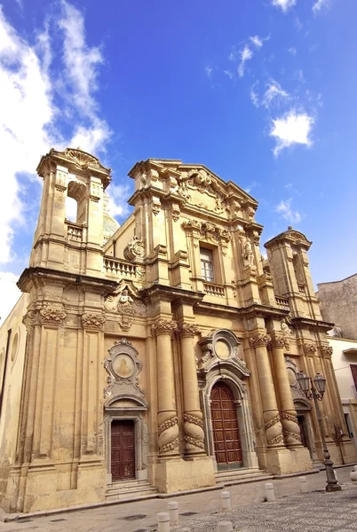 Purgatorio church facade — Stock Photo, Image