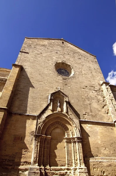 Facciata laterale cattedrale di Enna — Foto Stock