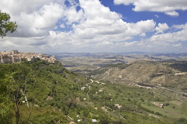 Vista de Enna quater — Foto de Stock