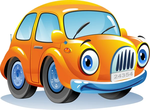 Komik küçük araba