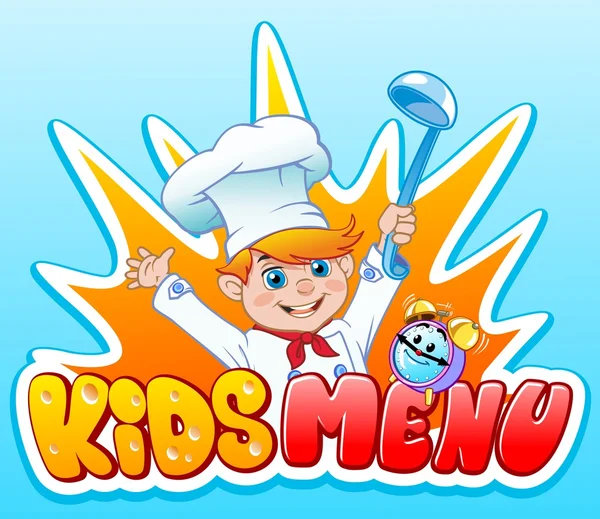 Logo pour le menu enfant — Image vectorielle