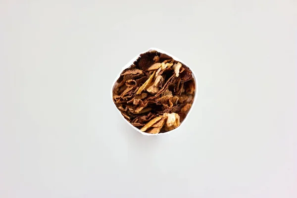 Μονό Unlit Τσιγάρο Stick Μακροεντολή Λεπτομέρεια Πλάνο Του Εδάφους Φύλλα — Φωτογραφία Αρχείου
