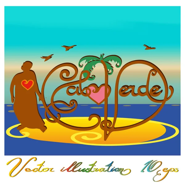 Cabo Verde — Stock vektor