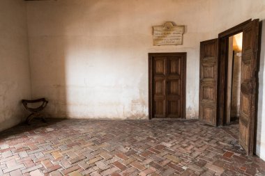 Washington Irving 'in Granada' daki Alhambra 'da kaldığı ve Alhambra' nın Hikayeleri 'ni yazdığı oda..