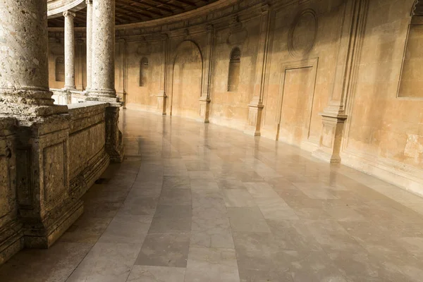 Palais Charles Bâtiment Historique Situé Dans Alhambra Grenade Espagne — Photo