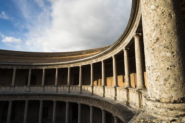 Palace Charles Historic Building Located Alhambra Granada Spain — Stock Photo, Image