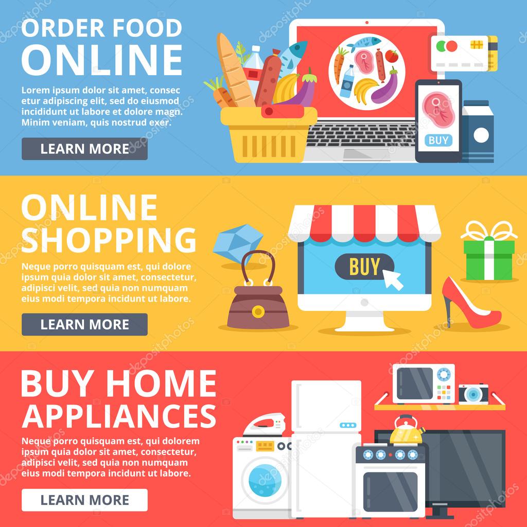 Order food online, online shopping, buy home appliances flat ...