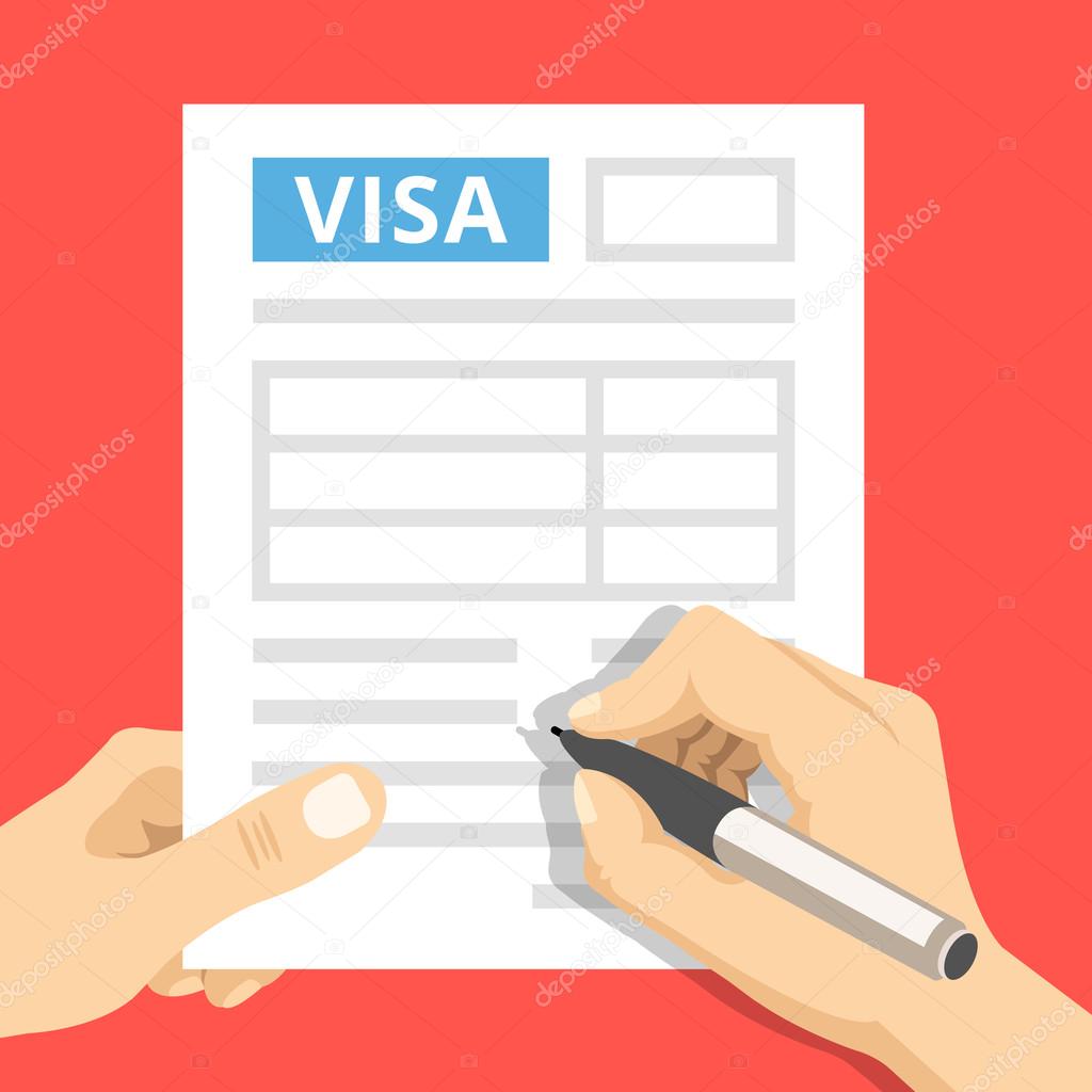 filling out application