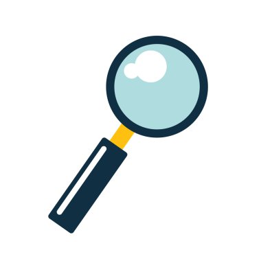 vektör arama düz simgesi