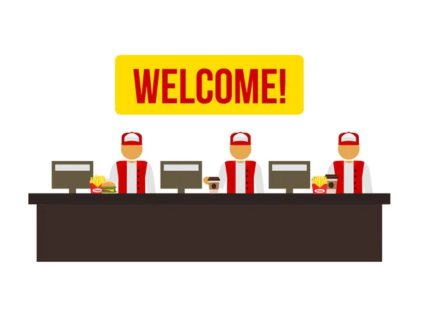 Stock vector cashiers icon illustration — Stock Vector