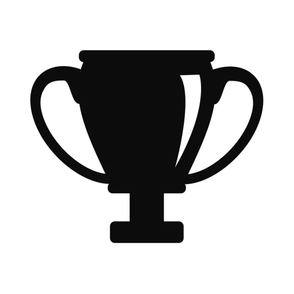 Vector Champions Cup Black Icon — Stock Vector