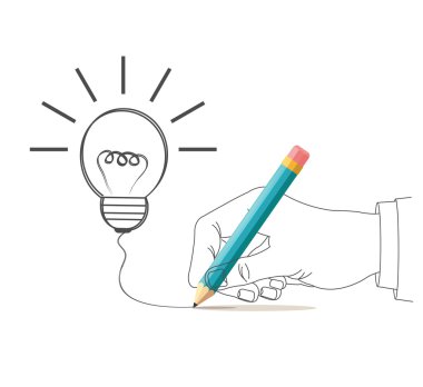 Vektör fikir illüstrasyon