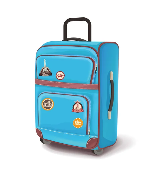 Bolsa de viaje. ilustración vectorial — Vector de stock