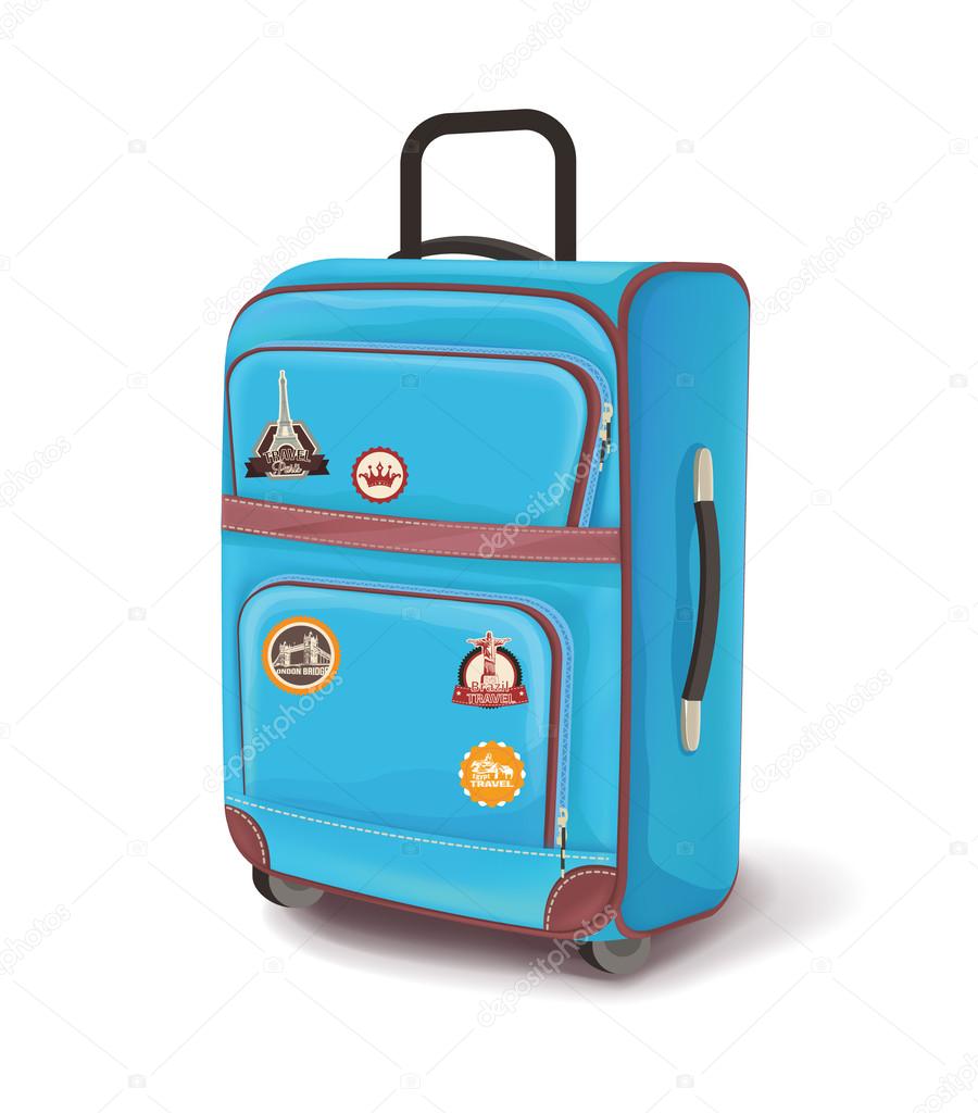 Travel bag. Vector illustration