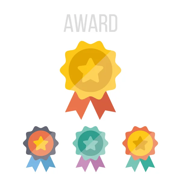 Vector award pictogrammen — Stockvector