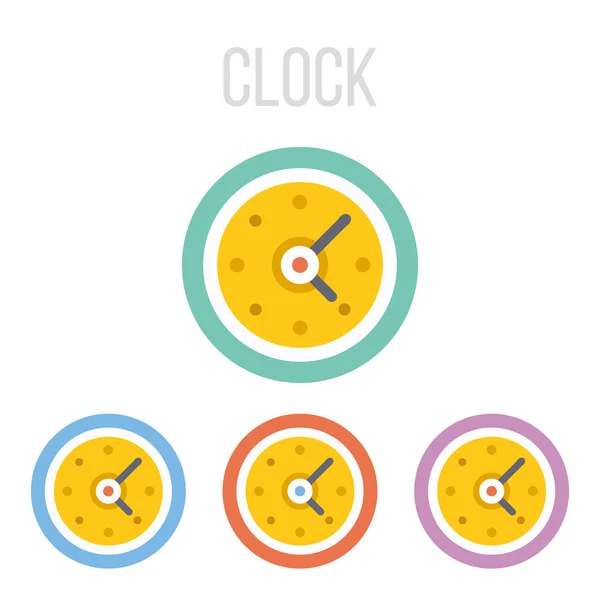 Iconos del reloj del vector — Vector de stock