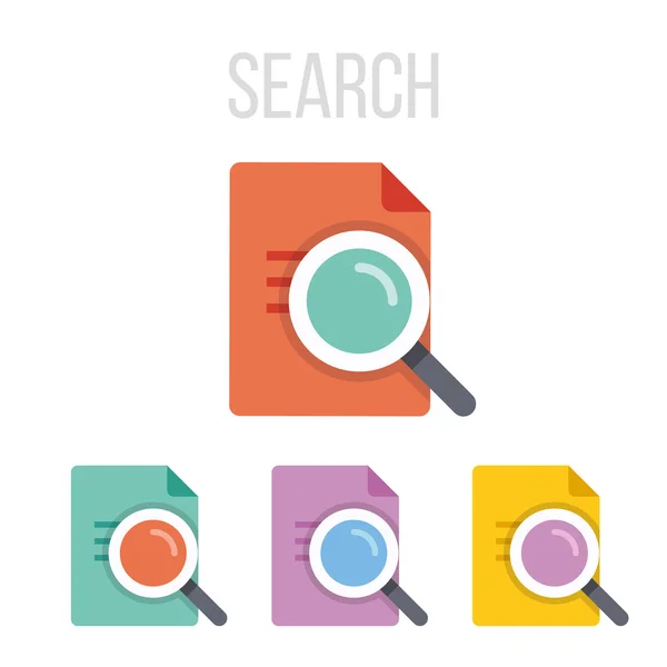 Iconos de búsqueda vectorial — Archivo Imágenes Vectoriales