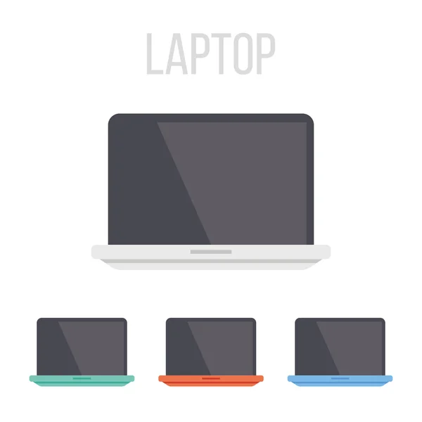 Iconos de Vector Laptop — Archivo Imágenes Vectoriales