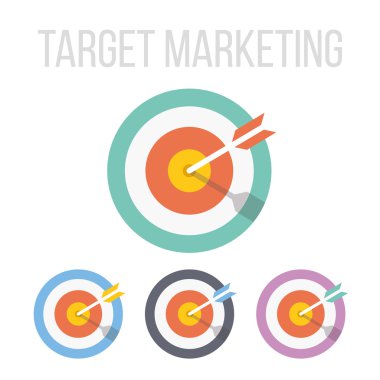 Vektör hedef simgeler