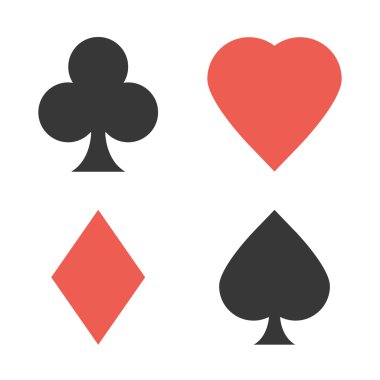 kart tam uyuyor. vektör çizim.