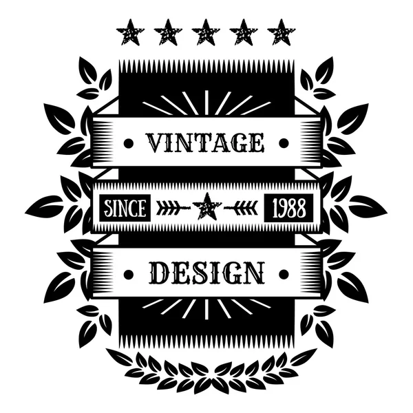 Banner vintage 12 — Vetor de Stock