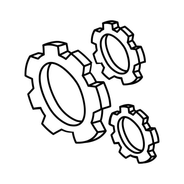 Conoscenza Outline Icona Disegnata Mano Set Vettoriale — Vettoriale Stock