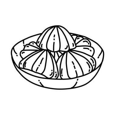 Ma 'amoul Suudi Arabistan Yemek Elleri Simge Ayarlama Vektörü.