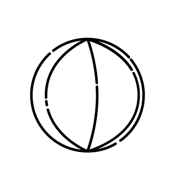 Baby Ball Ikon Design Vektor Clip Art Illusztráció Line Ikon — Stock Vector