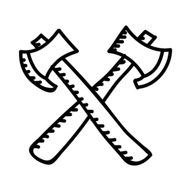 Kamp Baltaları Renk Simgesi. Vektör Tasarımı İllüstrasyon İşareti Logosu.