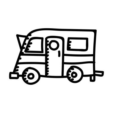 Kamp Rengi Simgesi. Vektör Tasarımı İllüstrasyon İşareti Logosu.