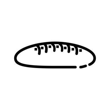 Pastane Yemek Simgesi. Vektör Tasarımı İllüstrasyon İşareti Logosu.