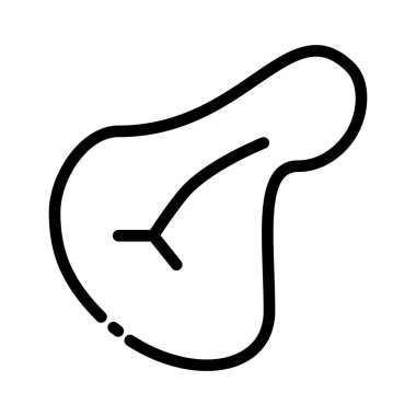 Et Gıda Simgesi. Vektör Tasarımı İllüstrasyon İşareti Logosu.