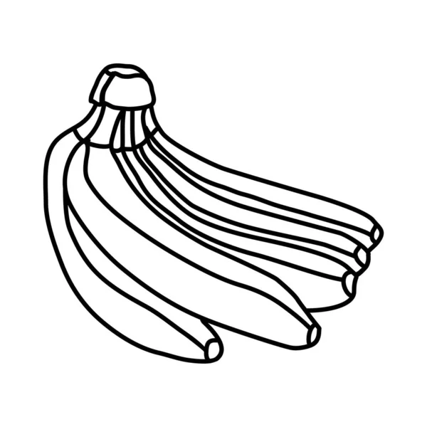 Икона Банановых Фруктов Логотип Векторного Дизайна — стоковое фото