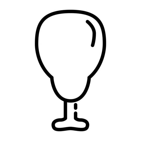 Куриная Икона Хрустящей Еды Логотип Векторного Дизайна — стоковое фото