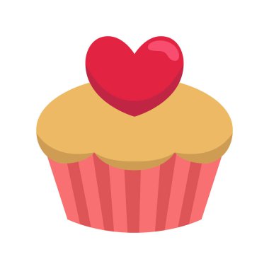 Anneler Günü Pasta Simgesi. Vektör Tasarımı İllüstrasyon İşareti Logosu.