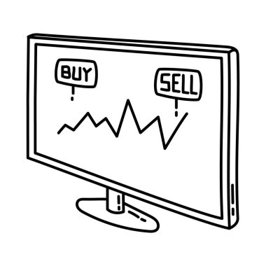 Ticari El Çekimi Simgesi Ayarlama Vektöründe Mali Etkinlik.