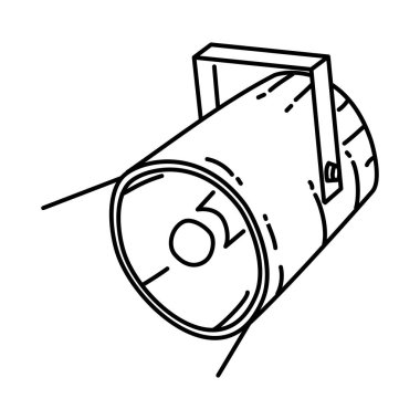Spotlight, Yayın Aygıtı El Çekim Vektörü Simgesi Ayarının bir parçasıdır.
