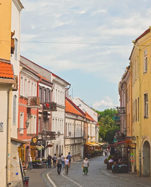 Vilnius Lithuania street of old city — Stock Photo, Image