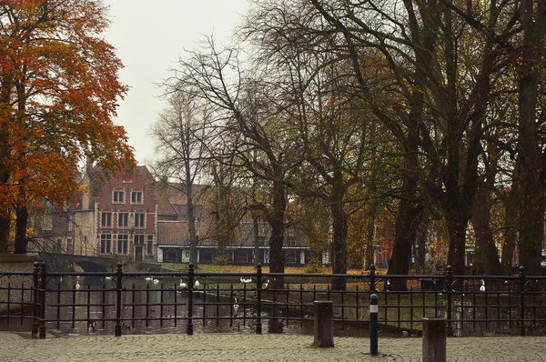 Wonderful and fairy Brugge in Belgium — Stock fotografie