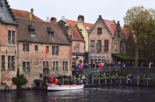 Sights of Brugge in Belgium. — Stock Photo, Image