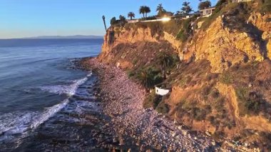 Palos Verdes kıyı şeridinin alçak hava sarmalı görüntüsü SS Hakimiyetçi Gemi Enkazı, Palos Verdes Malikânesi, Kaliforniya