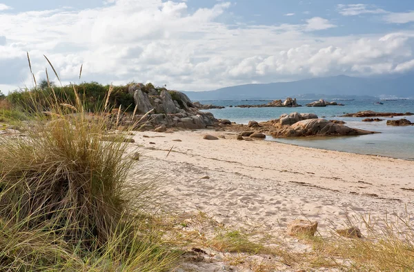 Plage de Mallon à l'île d'Arousa — Photo