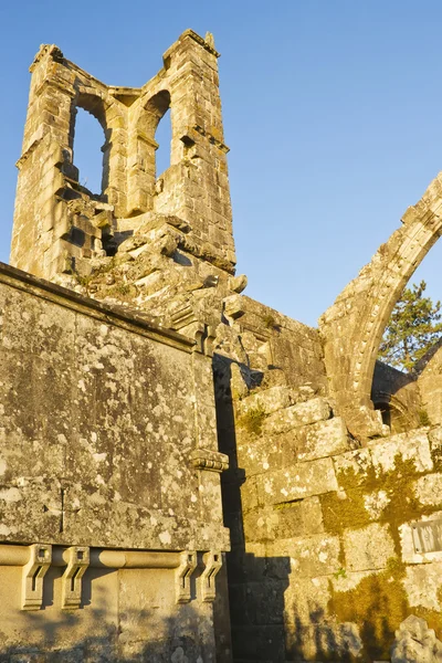 Santa Marina kerk ruïnes op Cambados — Stockfoto